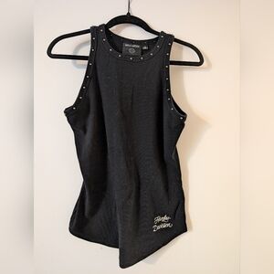Harley-Davidson Black Studded Women's Tank Top